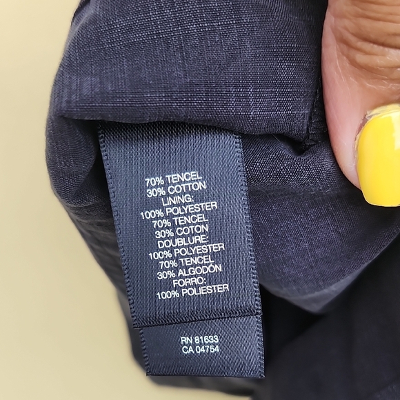 Kenneth Cole New York NWT Navy Sleeveless Vest - Picture 7 of 9